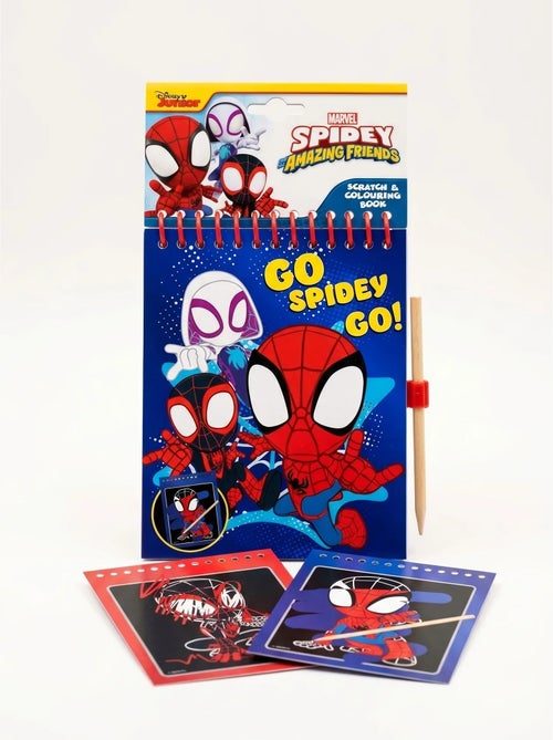Set papelería cuaderno de rascar spidey marvel - Kiabi