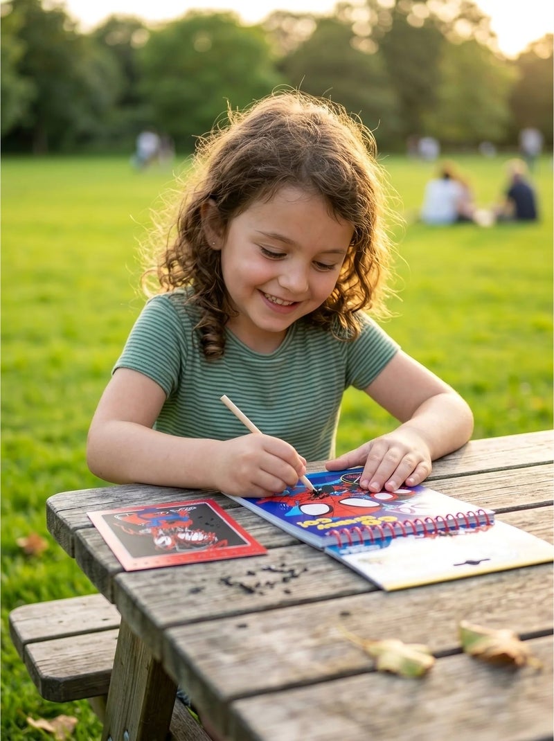 Set papelería cuaderno de rascar spidey marvel Multicolor - Kiabi