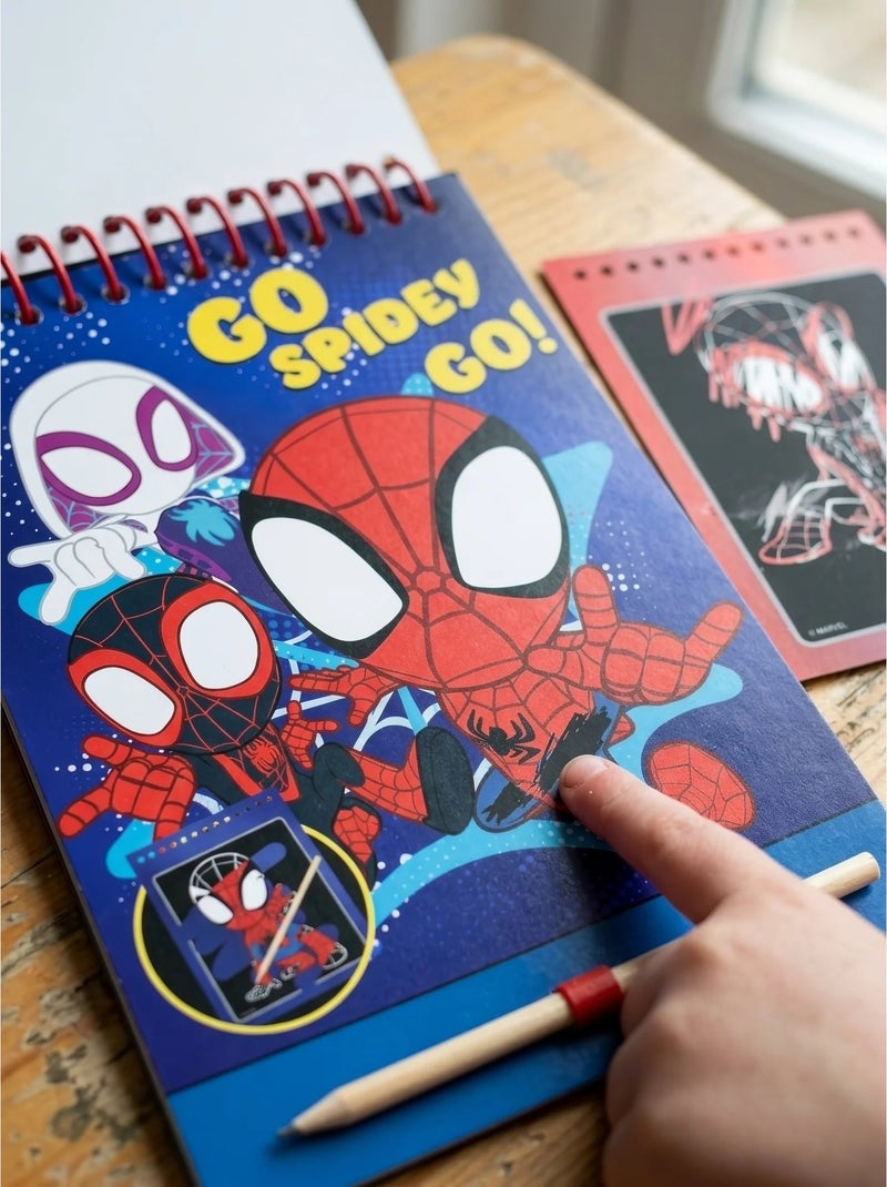Set papelería cuaderno de rascar spidey marvel Multicolor - Kiabi