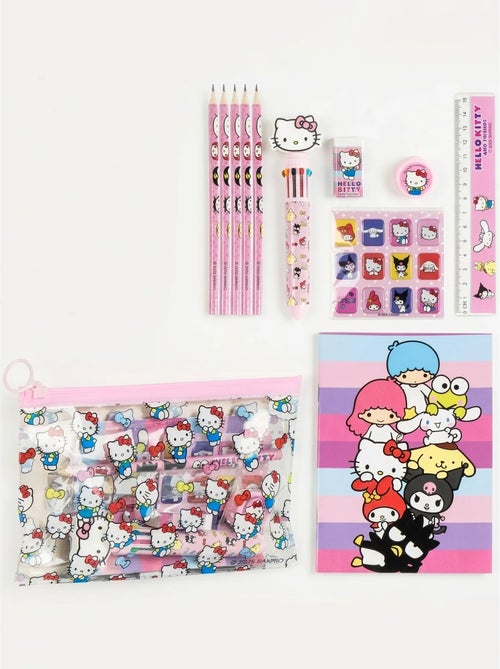 Set papelería estuche completo hello kitty sanrio - Kiabi