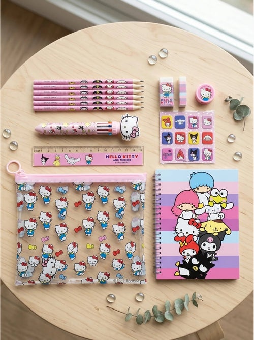 Set papelería estuche completo hello kitty sanrio - Kiabi