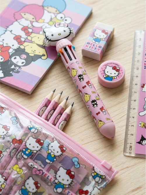 Set papelería estuche completo hello kitty sanrio - Kiabi