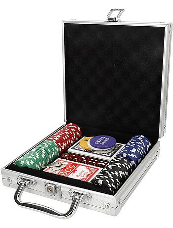 Set póker texas hold'em 110 piezas con maletín cb games