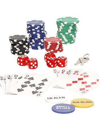 Set póker texas hold'em 110 piezas con maletín cb games