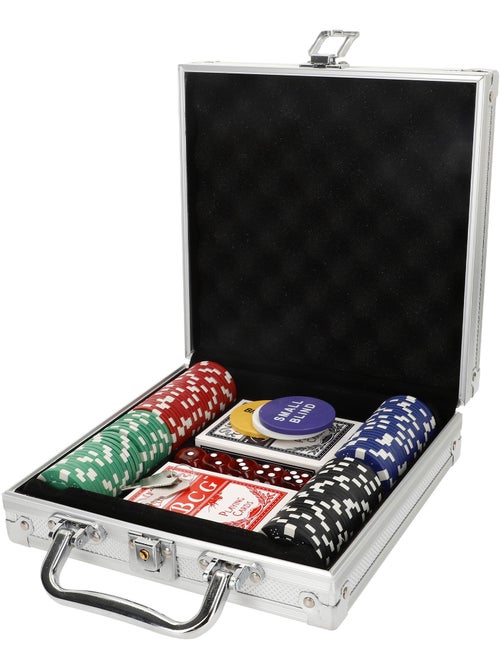 Set póker texas hold'em 110 piezas con maletín cb games - Kiabi Set póker texas hold'em 110 piezas con maletín cb games - Kiabi
