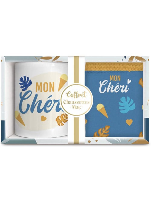 Set regalo taza y calcetines 'mon chéri' – cmp - Kiabi
