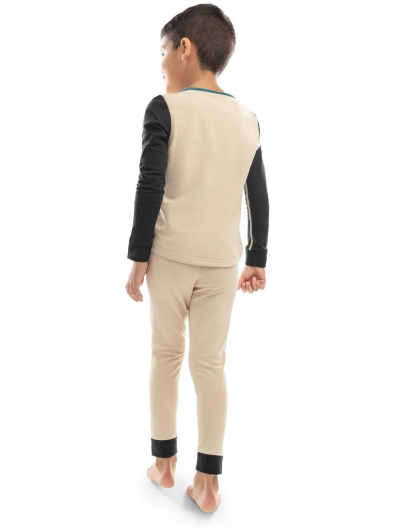 Set ropa interior térmica niño esquí y nieve niños y niñas splat Beige - Kiabi