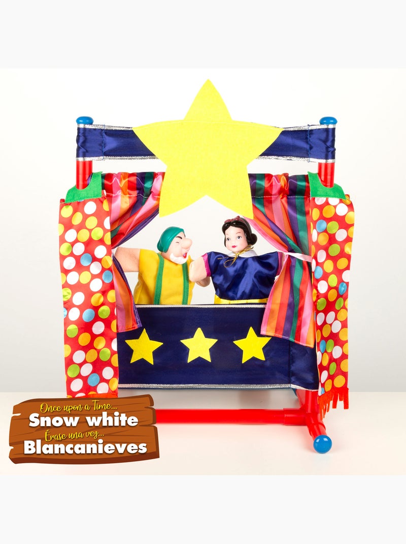 Set teatro de marionetas blancanieves 25 cm cucu show N/D - Kiabi