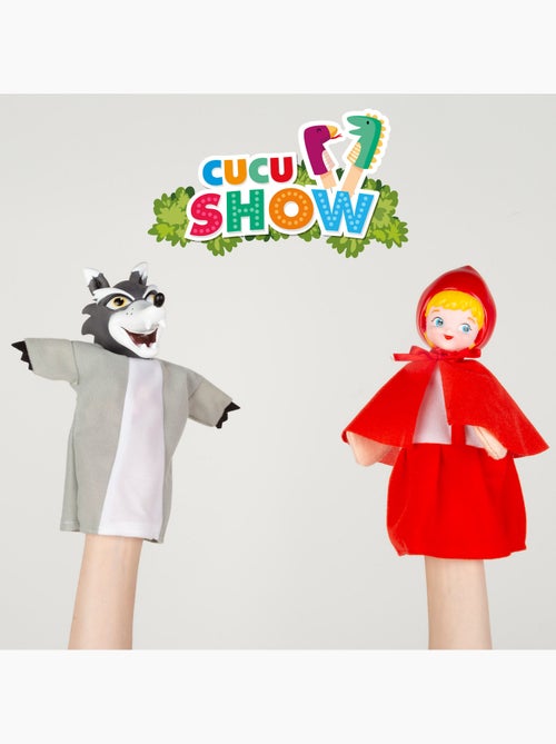 Set teatro de marionetas caperucita roja 25 cm cucu show - Kiabi Set teatro de marionetas caperucita roja 25 cm cucu show - Kiabi
