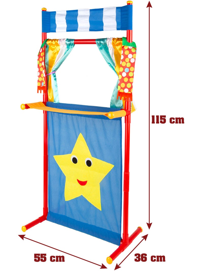 Set teatro de marionetas los tres cerditos 25 cm cucu show N/D - Kiabi