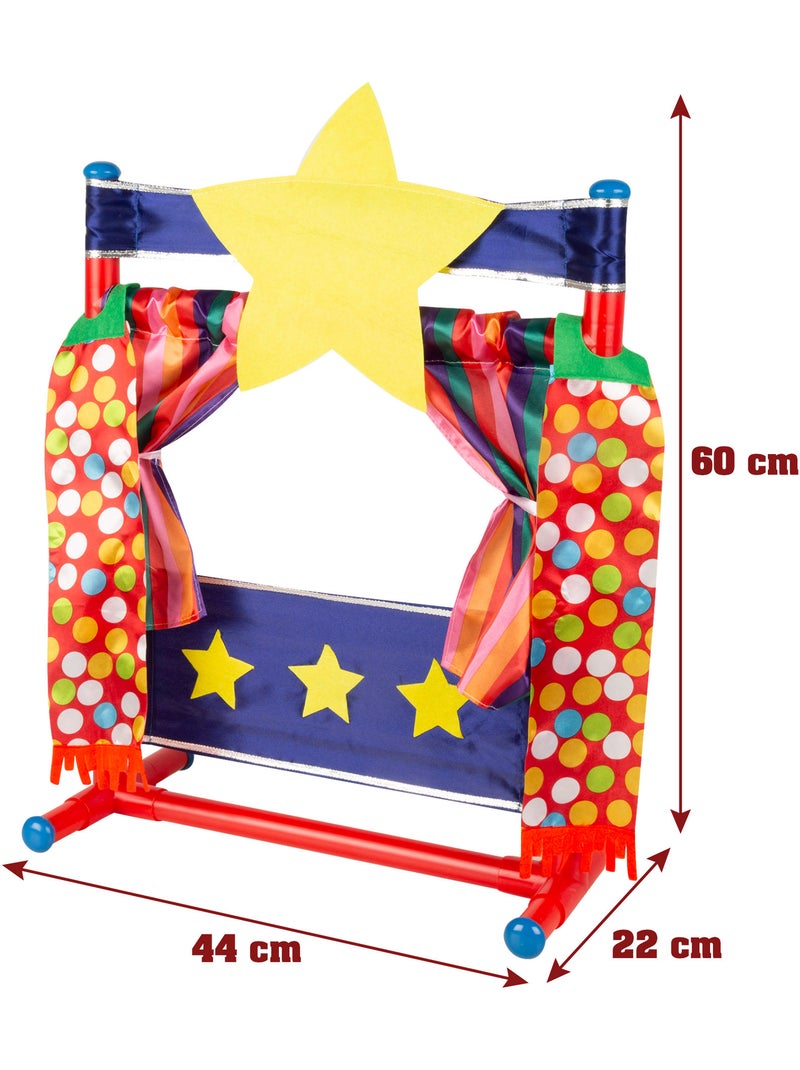 Set teatro de marionetas pinocho 25 cm cucu show N/D - Kiabi