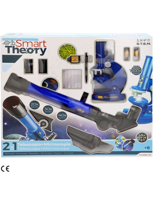 Set telescopio y microscopio de juguete smart theory - Kiabi