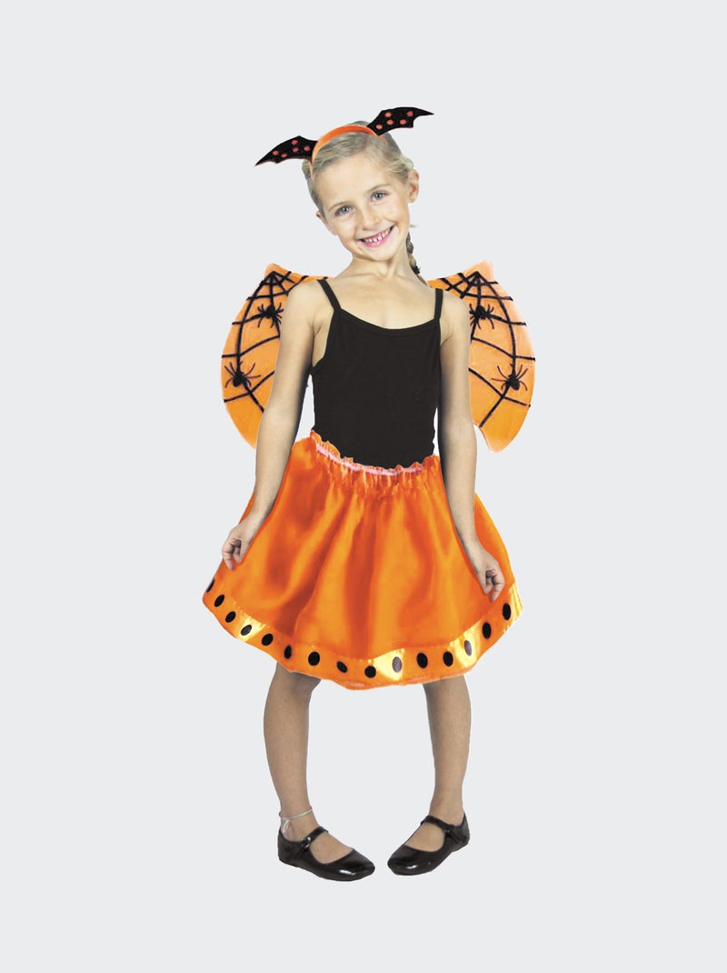 Set tutú + alas + diadema araña NARANJA - Kiabi