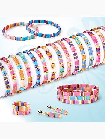 Shimmer 'n sparkle kit pulseras, pendientes y anillos de cuentas tila