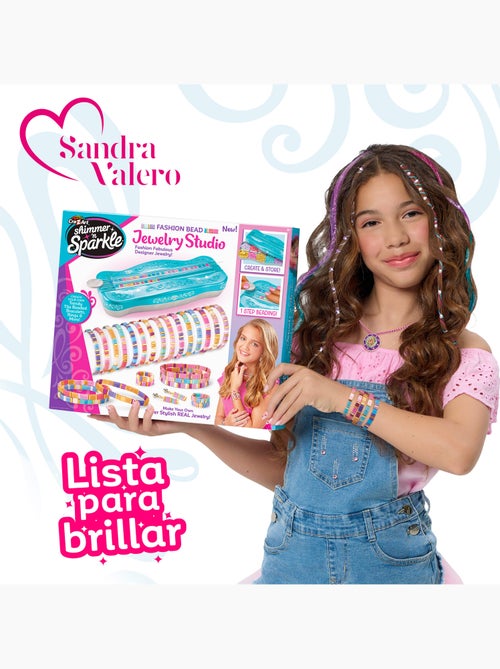 Shimmer 'n sparkle kit pulseras, pendientes y anillos de cuentas tila - Kiabi
