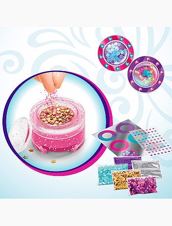 Shimmer 'n sparkle set para hacer pintalabios con medallones