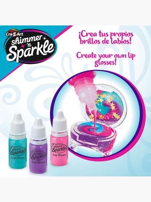 Shimmer 'n sparkle set para hacer pintalabios con medallones - Kiabi