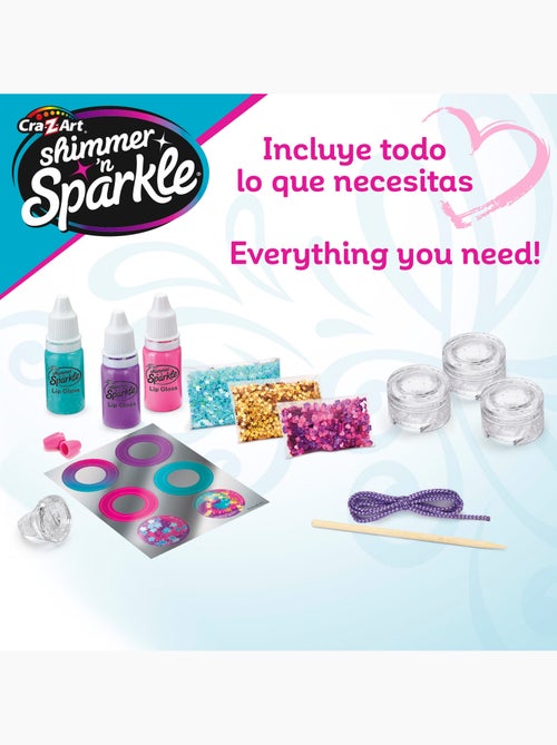 Shimmer 'n sparkle set para hacer pintalabios con medallones - Kiabi