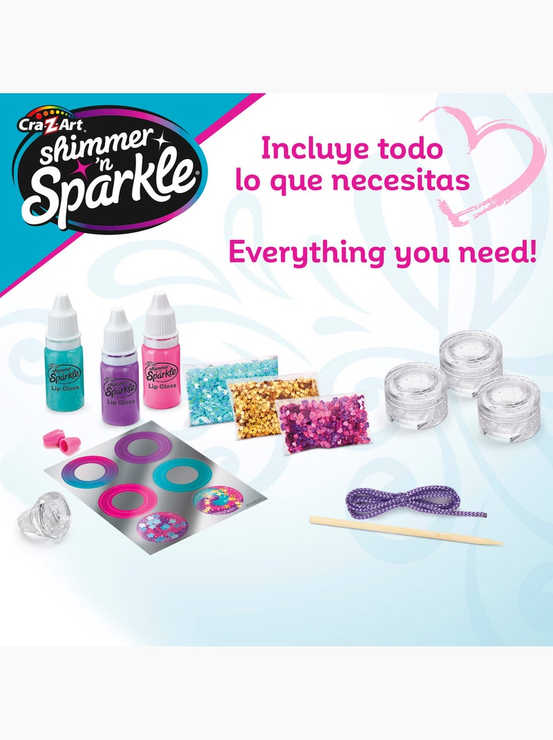 Shimmer 'n sparkle set para hacer pintalabios con medallones N/D - Kiabi