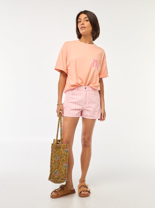 Short a rayas - Kiabi