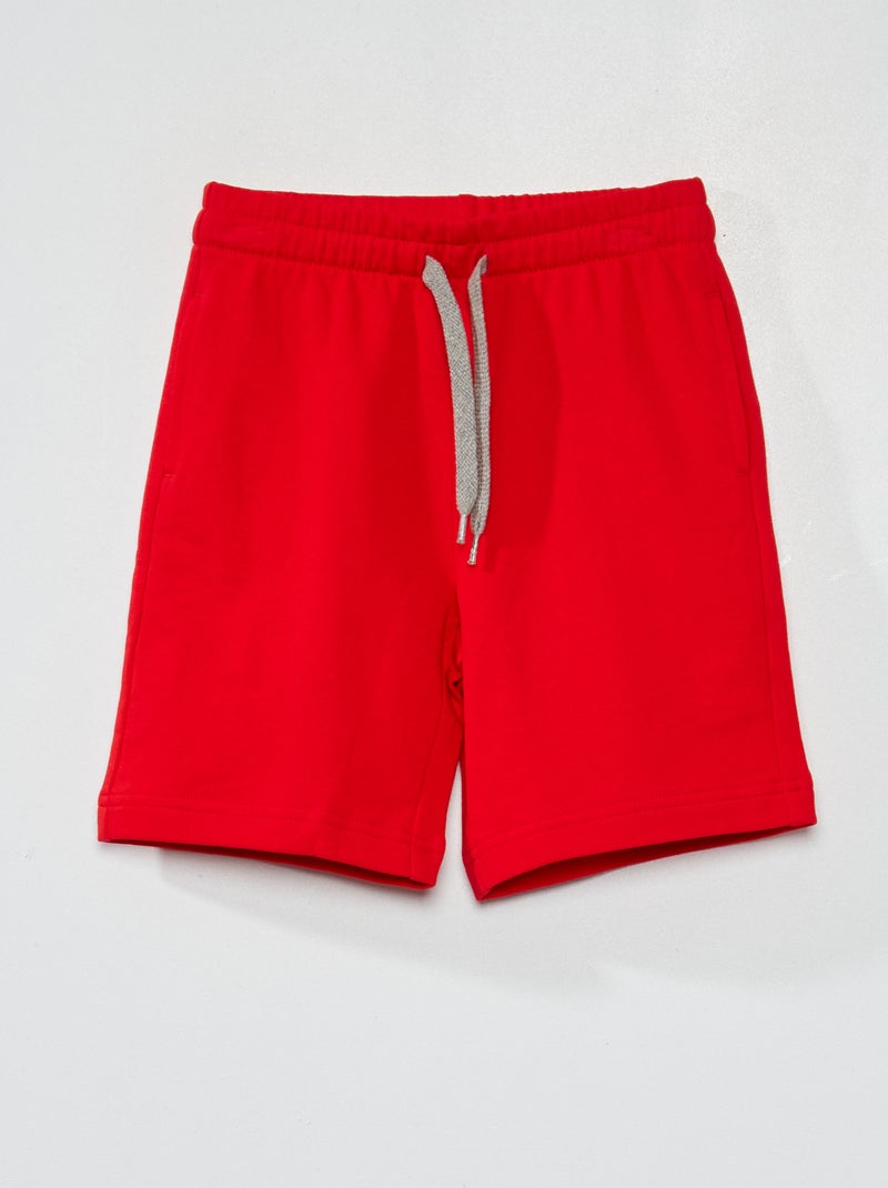 Short básico rojo china - Kiabi