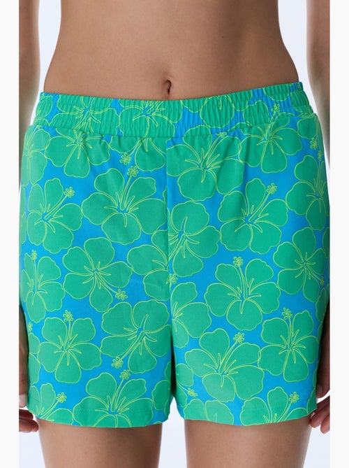 Short beralis con flores marinas penti - Kiabi