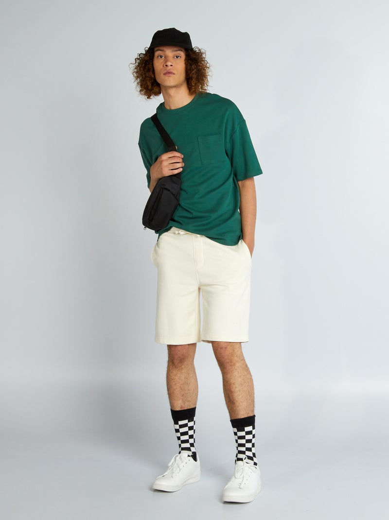 Short bermuda de chándal BLANCO - Kiabi