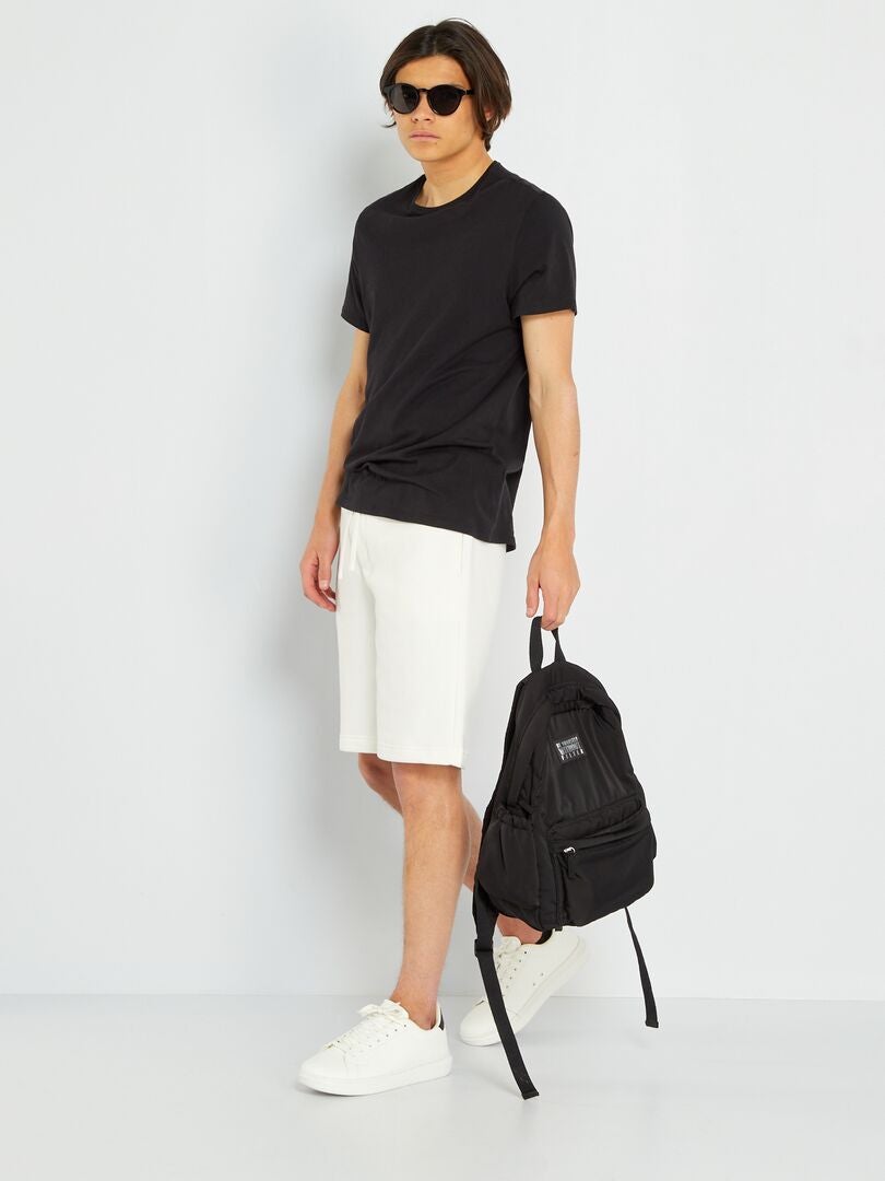 Short bermuda de felpa Blanco - Kiabi