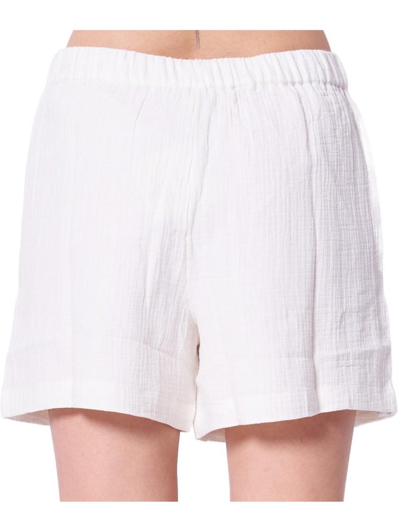 Short Calvin Klein Jeans de Gasa para Mujer Beige - Kiabi