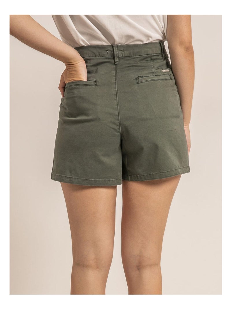 Short chino XIMENA Caqui - Kiabi