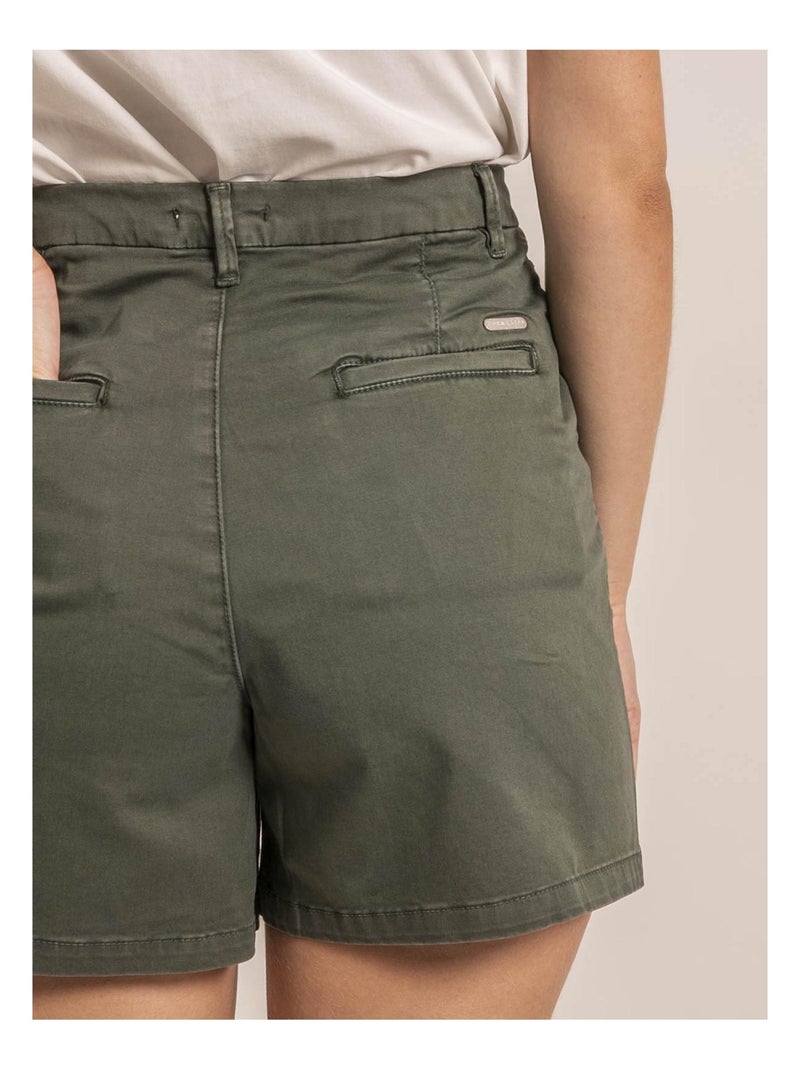 Short chino XIMENA Caqui - Kiabi