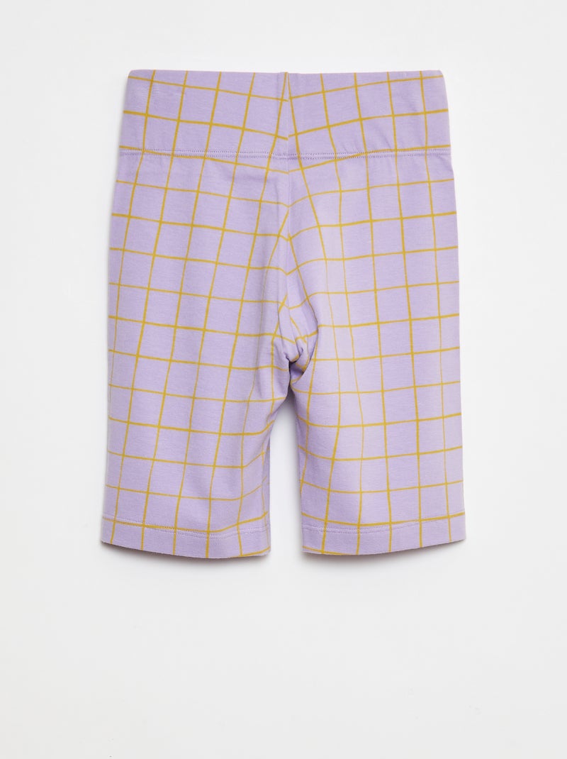 Short ciclista 'leopardo' - Grafik Edition Purpura - Kiabi