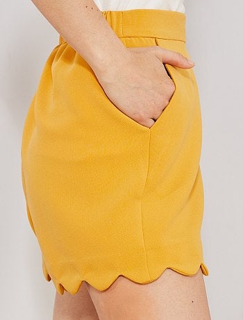 Short con acabado festoneado - Kiabi