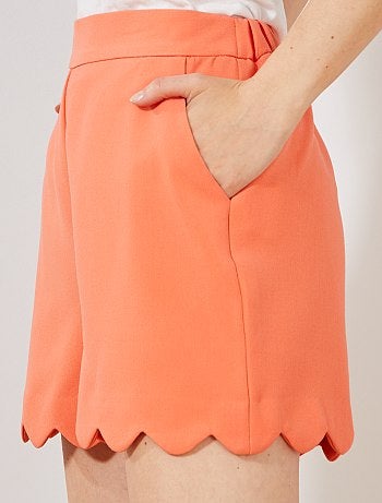 Short con acabado festoneado - Kiabi