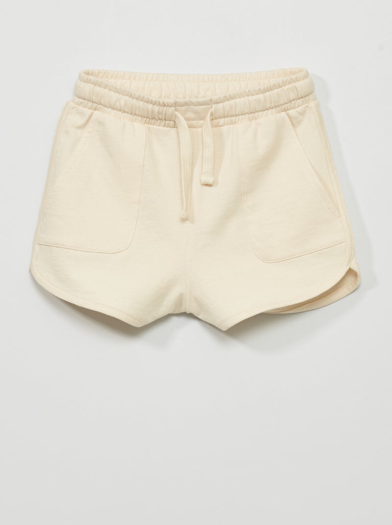 Short con bolsillos grandes BEIGE - Kiabi