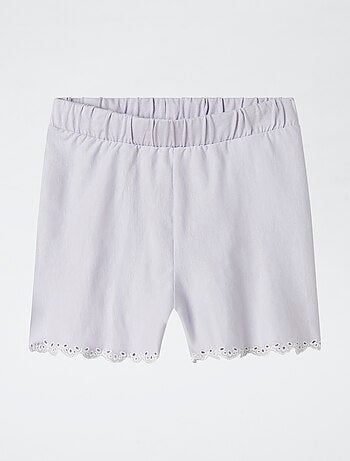 Short con bordados calados 'Guppy'