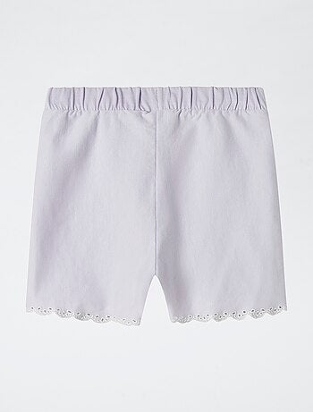 Short con bordados calados 'Guppy'