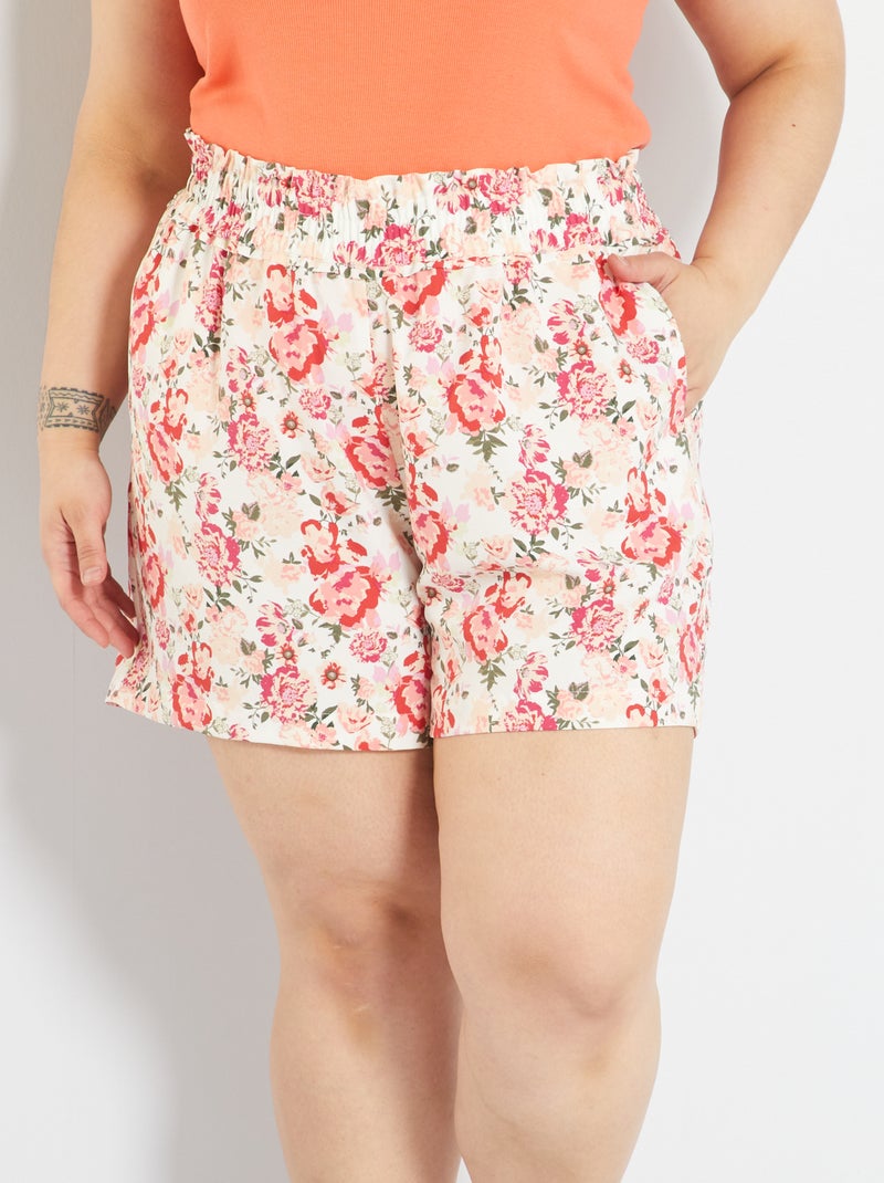 Short con cintura elástica ROSA - Kiabi