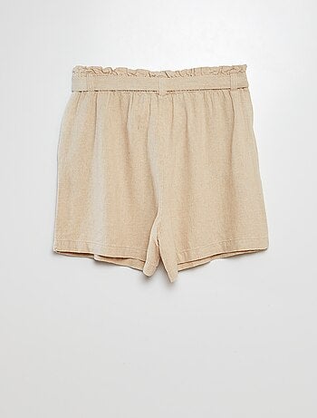 Short con cintura elástica y cinta anudable 'JDY'