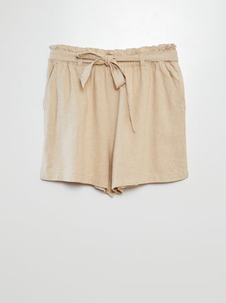 Short con cintura elástica y cinta anudable 'JDY'