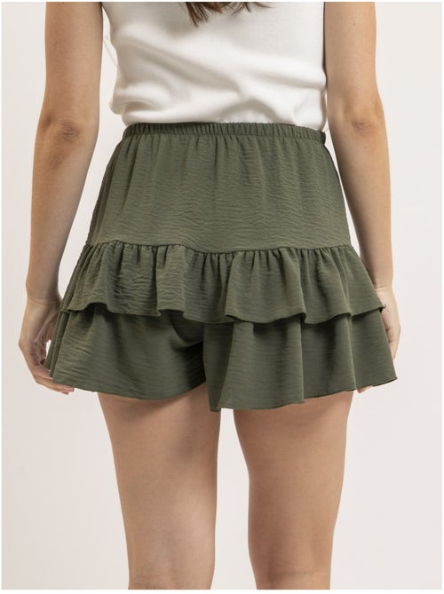 Short con volantes efecto falda XEPINE - Kiabi