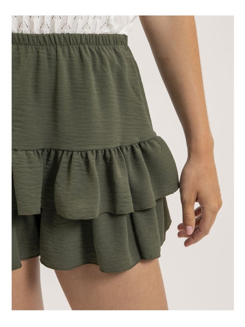 Short con volantes efecto falda XEPINE - Kiabi