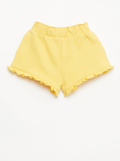 Short con volantes y lazo en la cintura - Kiabi