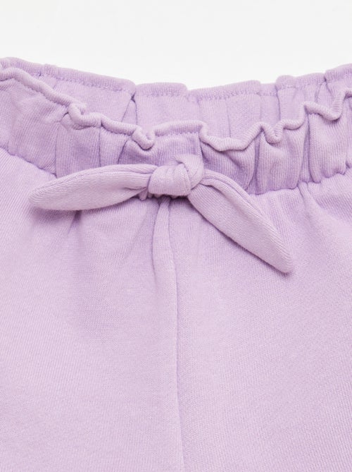 Short con volantes y lazo en la cintura - Kiabi