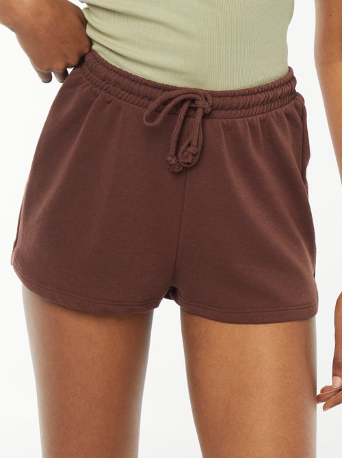 Short corto de chándal ligero liso - Kiabi