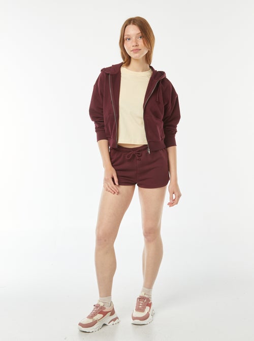 Short corto de chándal ligero liso - Kiabi