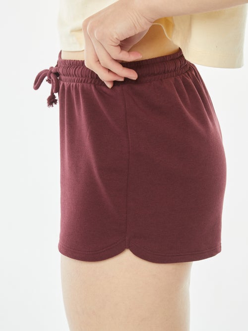 Short corto de chándal ligero liso - Kiabi