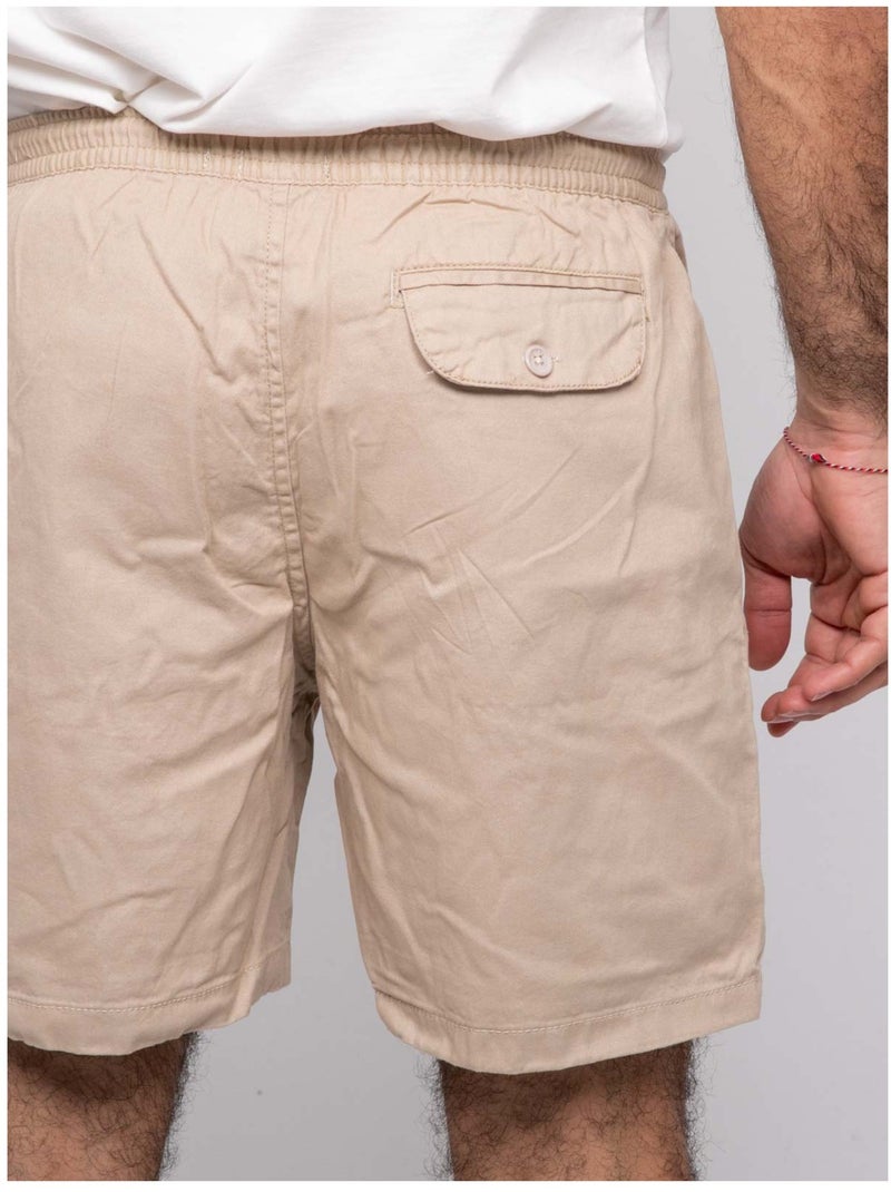 Short de algodón CASSIS Beige - Kiabi