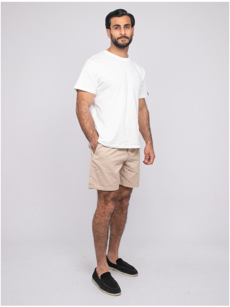 Short de algodón CASSIS Beige - Kiabi