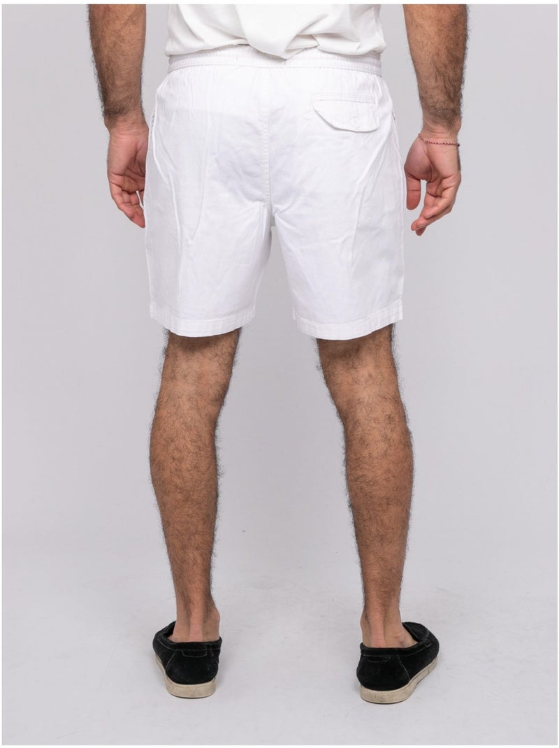 Short de algodón CASSIS Blanco - Kiabi